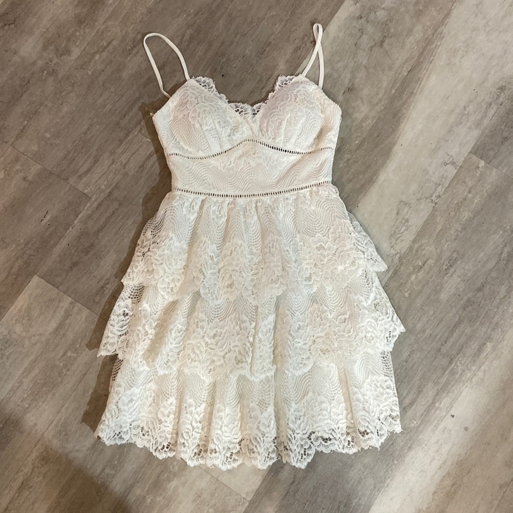 Stunning White Lace Dress